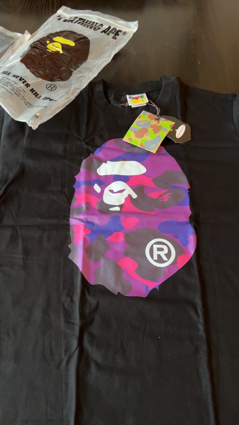 A Bathing Ape BAPE Camo Ape Head T-Shirt