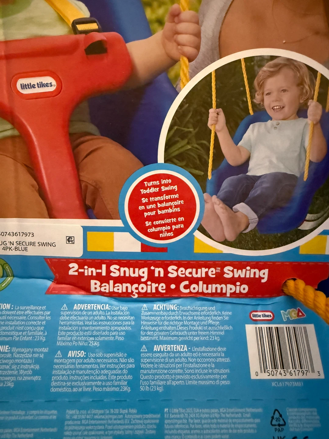 Little Tikes 2in1 Baby Swing 9-48 Months - photo 3