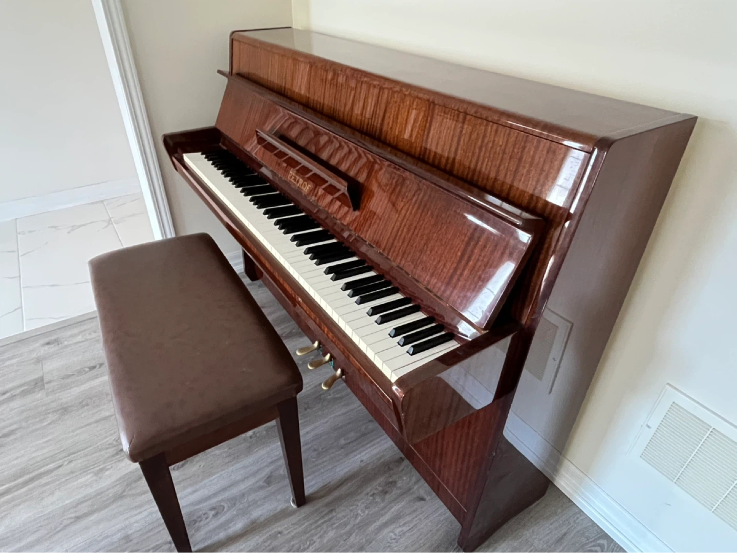 Petrof Upright Piano with Bench - photo 3
