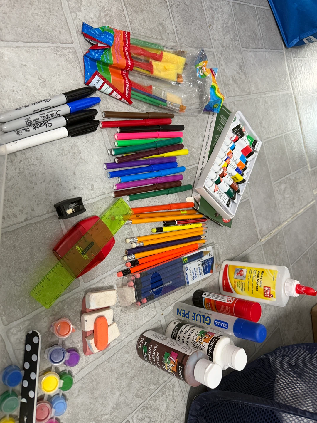 Assorted Art Supplies - Markers, Pencils, Paint & More - photo 2