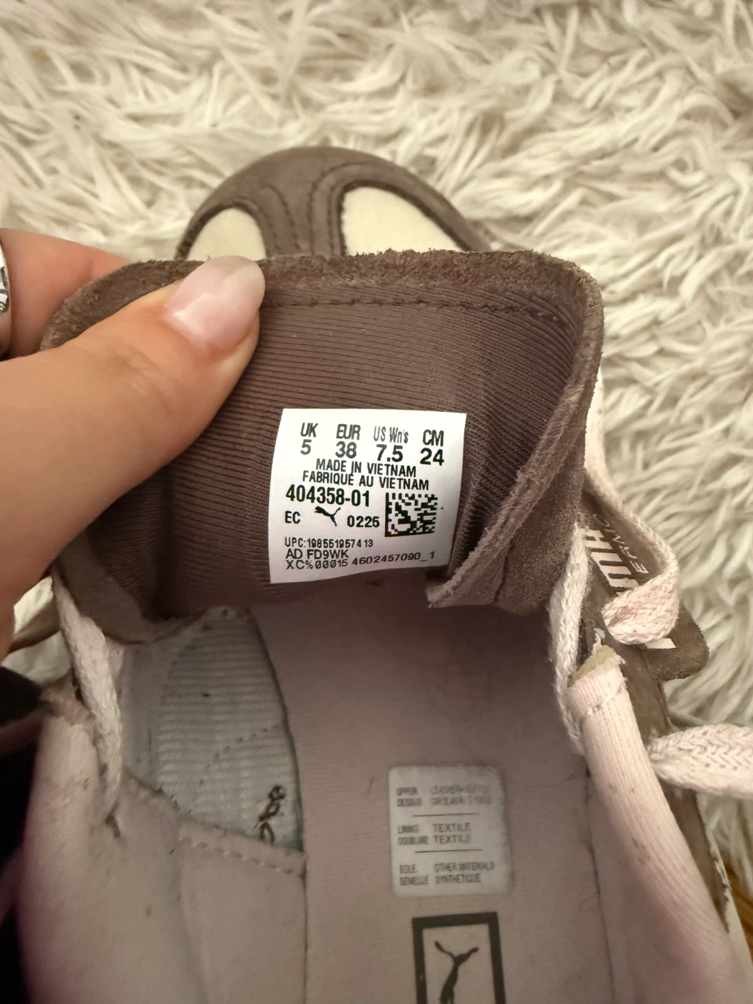 Puma Palermo Sneakers - Brown/Cream - US Women's 7.5 - photo 2
