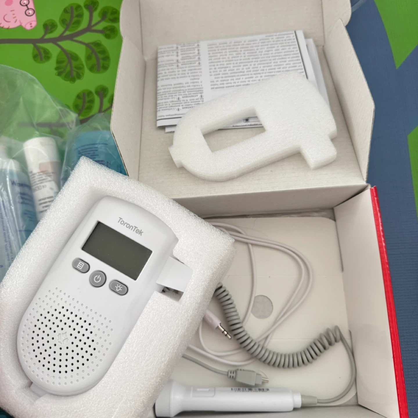 ToronTek Fetal Heartbeat Monitor and gels
