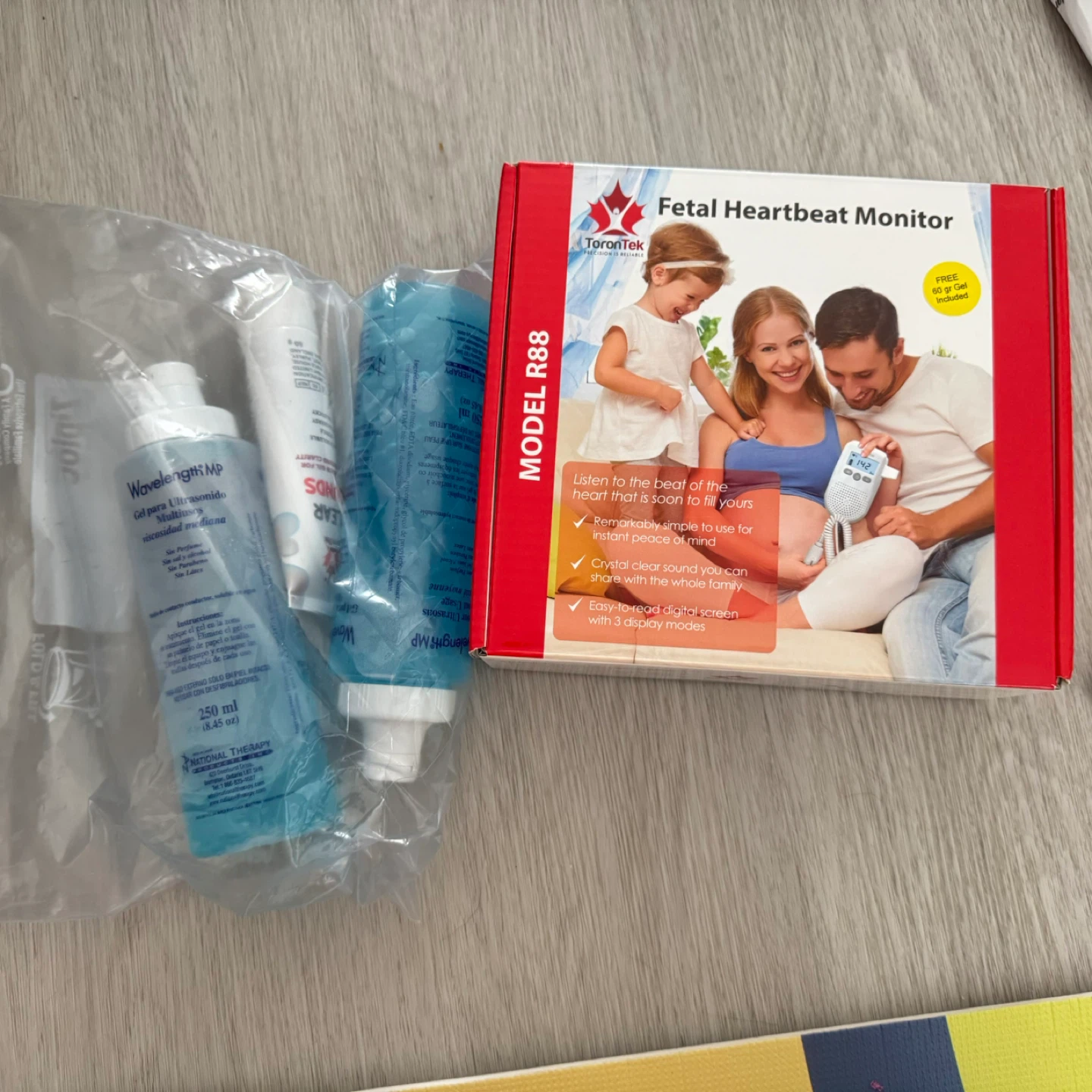 ToronTek Fetal Heartbeat Monitor and gels - photo 2