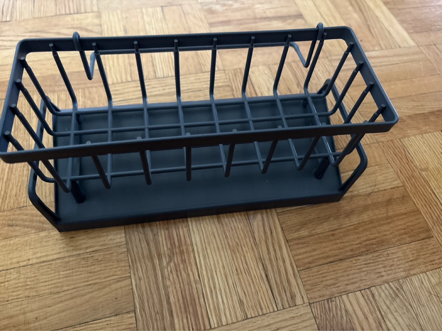 Black Metal Dish Drying Rack Caddy - photo 2