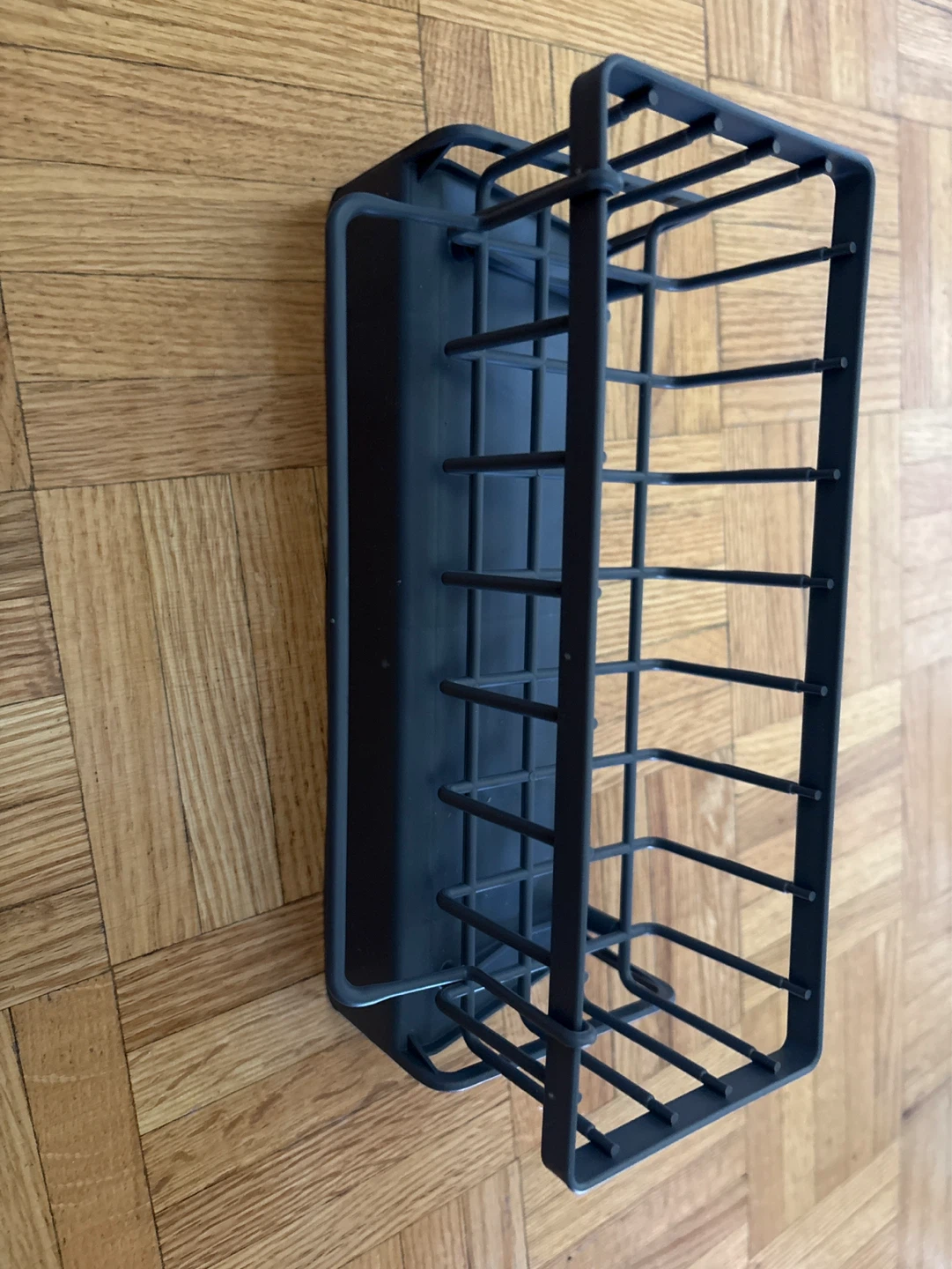 Black Metal Dish Drying Rack Caddy - photo 3