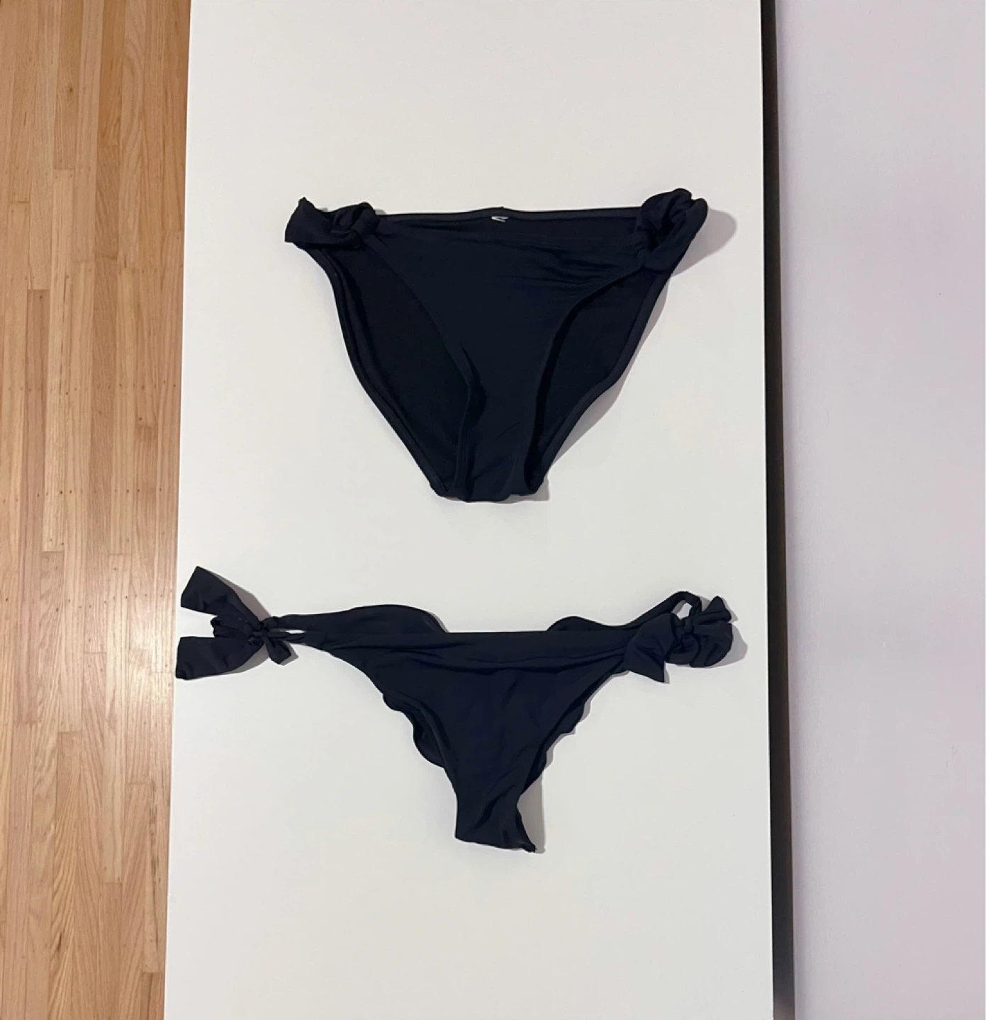 Black Bikini Bottoms -Size M