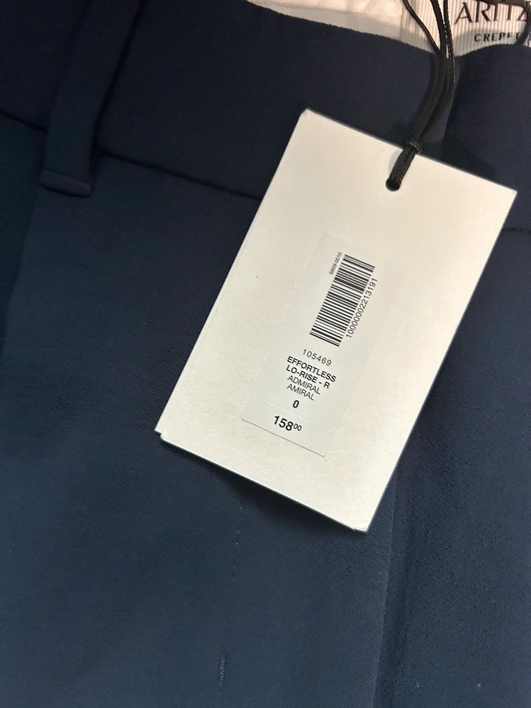 Aritzia Navy Crepe Effortless Blazer and Vest Set size 0 - photo 4