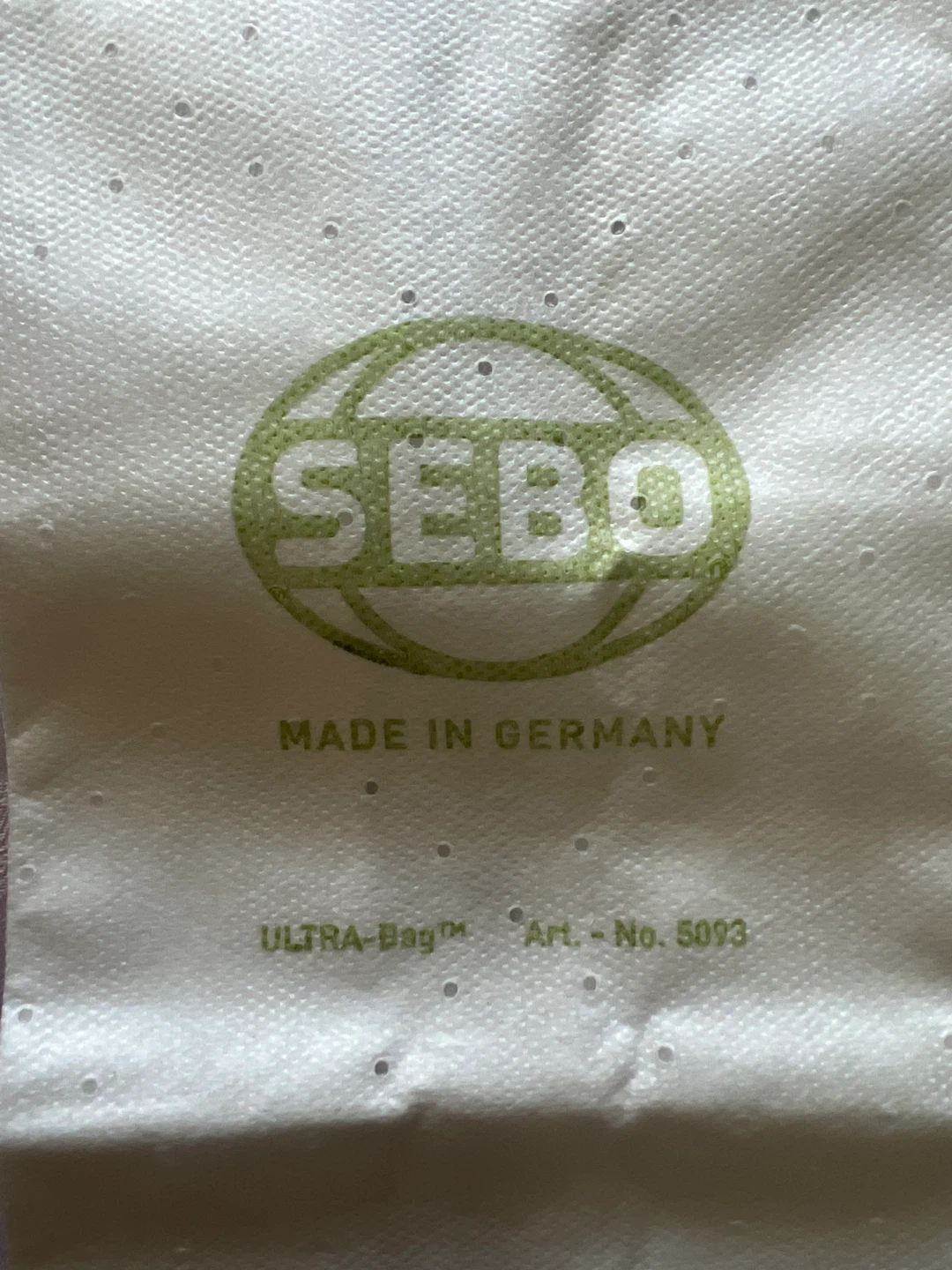 SEBO ULTRA-Bag Vacuum Bags - Art. No. 5093 (3 Pack)