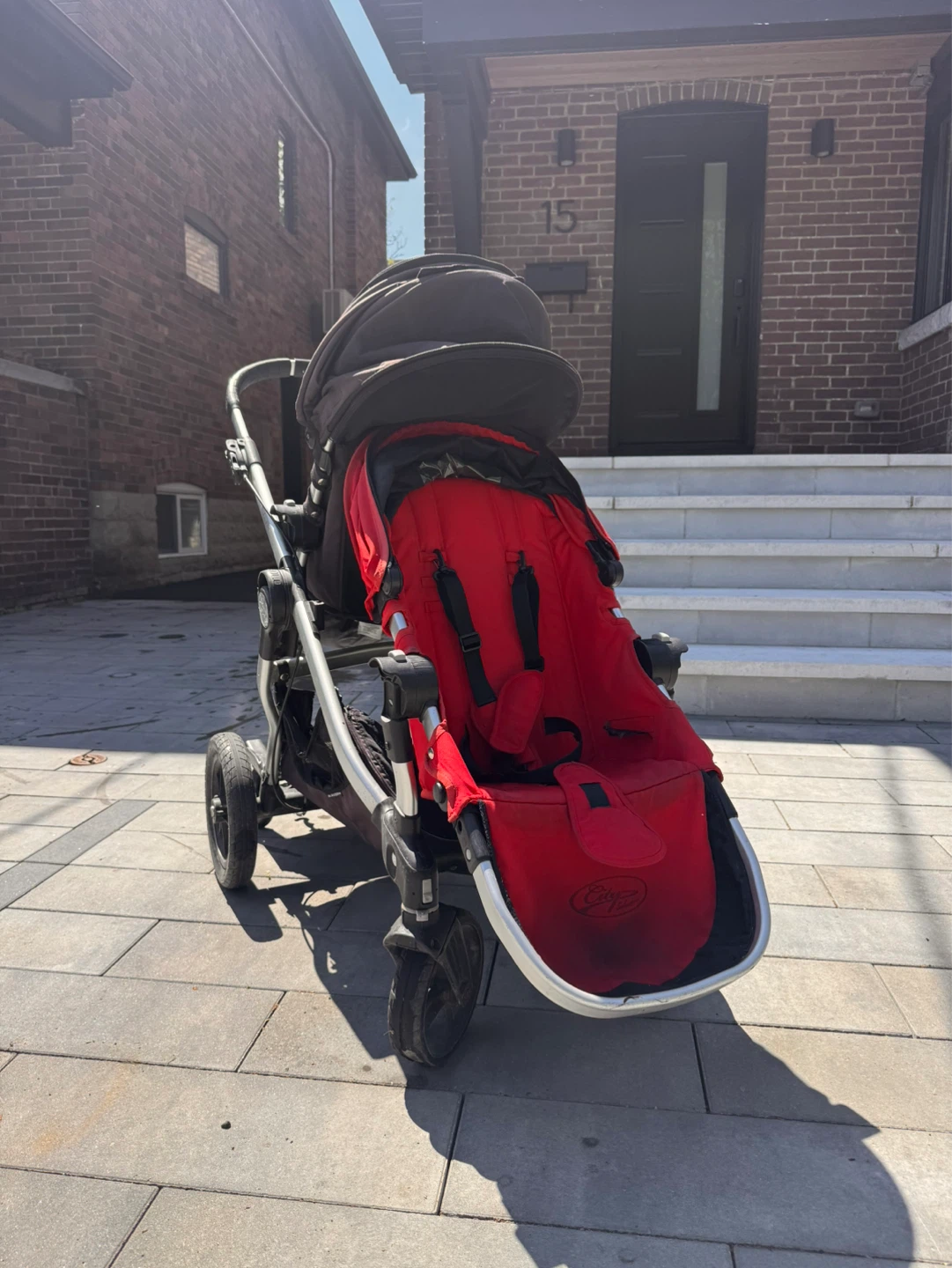 2 Seater Baby Jogger - City Select w Glider Board / Cup Holster - photo 2