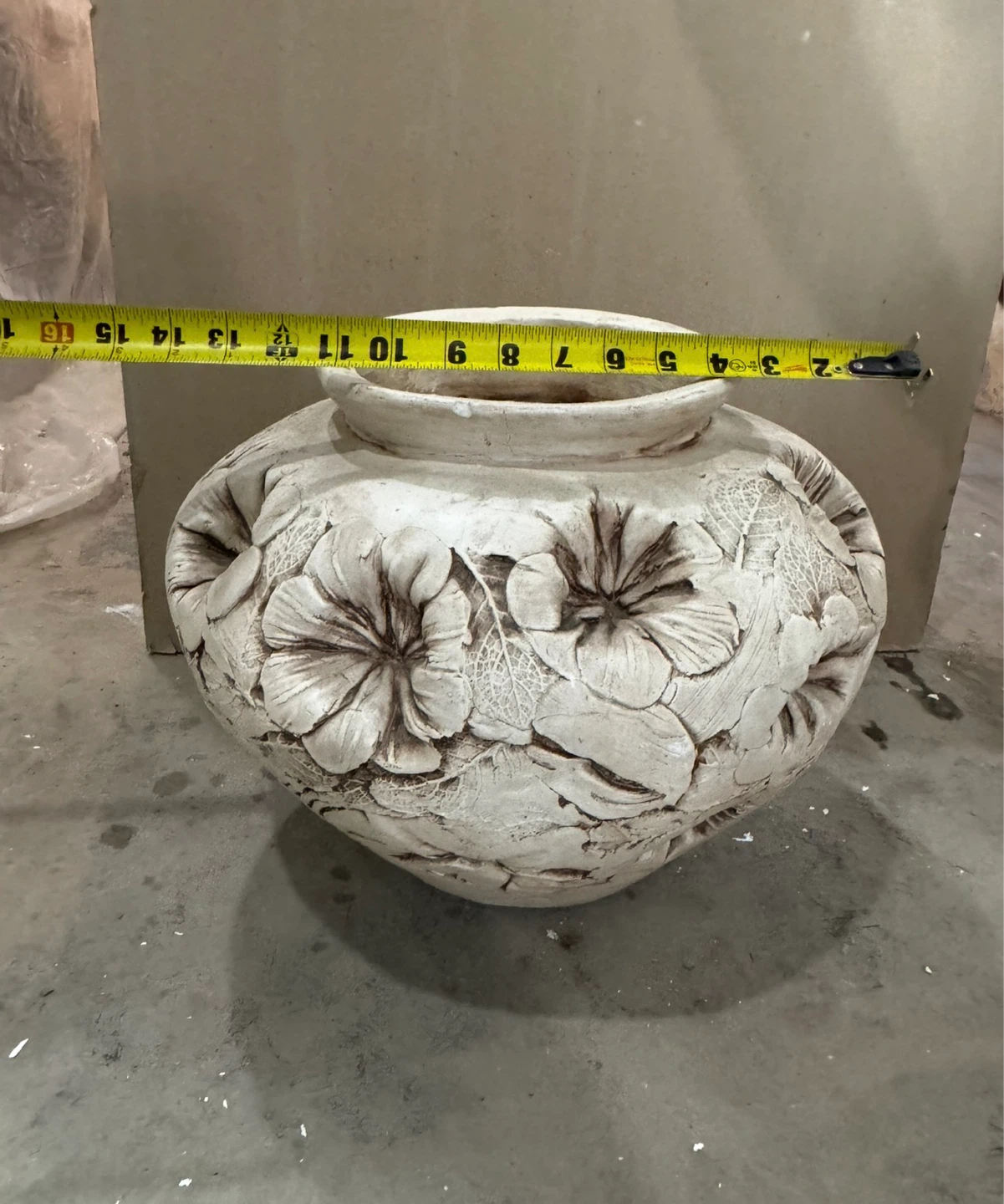 Large Decorative ceramic planter Floral Vase - photo 3
