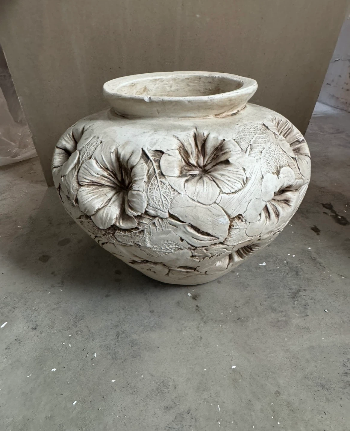 Large Decorative ceramic planter Floral Vase - photo 2
