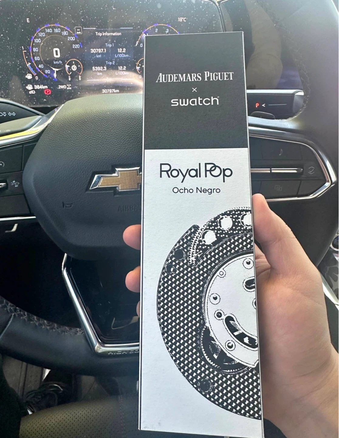 Audemars Piguet x Swatch Royal Oak Oak Negro Watch - photo 3