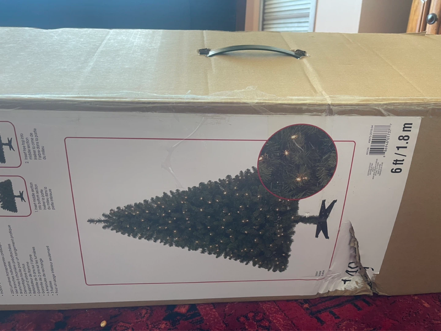 6 ft / 1.8 m Pre-lit Christmas Tree