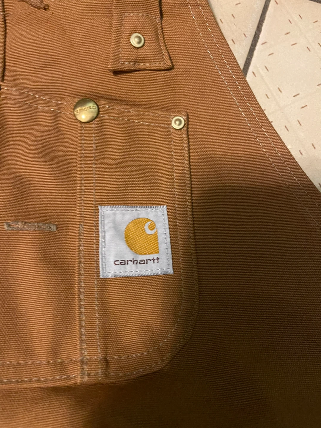 Carhartt Bib Overalls R02 BRN 44x32 - photo 2