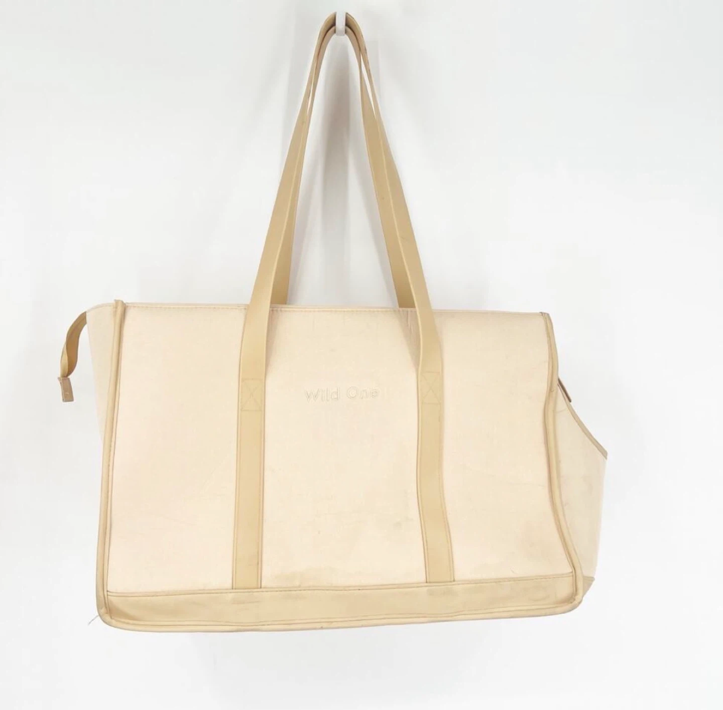 Wild One Pet Carrier Tote Bag - Beige