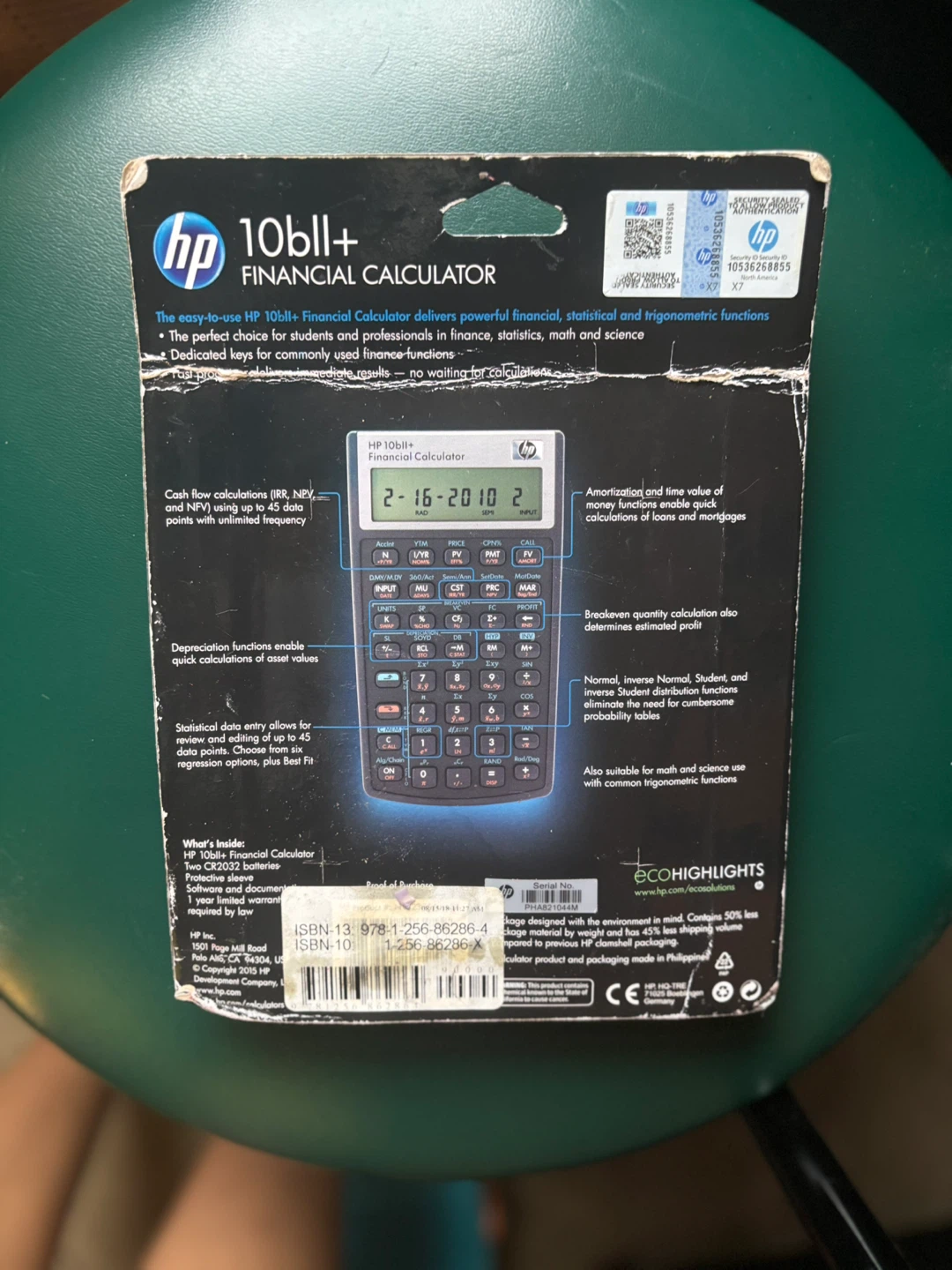 HP 10bII+ Financial Calculator - photo 3