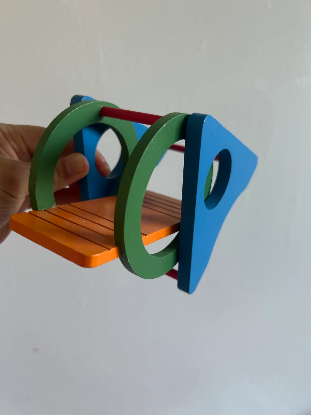 Wooden Seesaw Hamster Chew Toy for Small Pets - photo 3