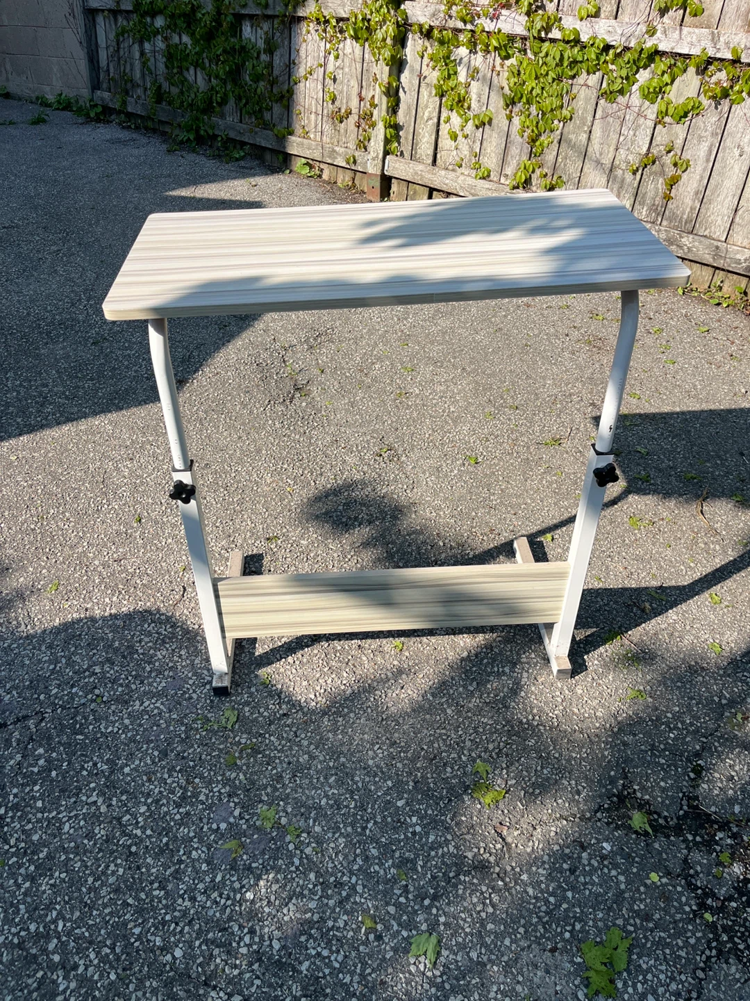 Adjustable Rolling Bedside Table