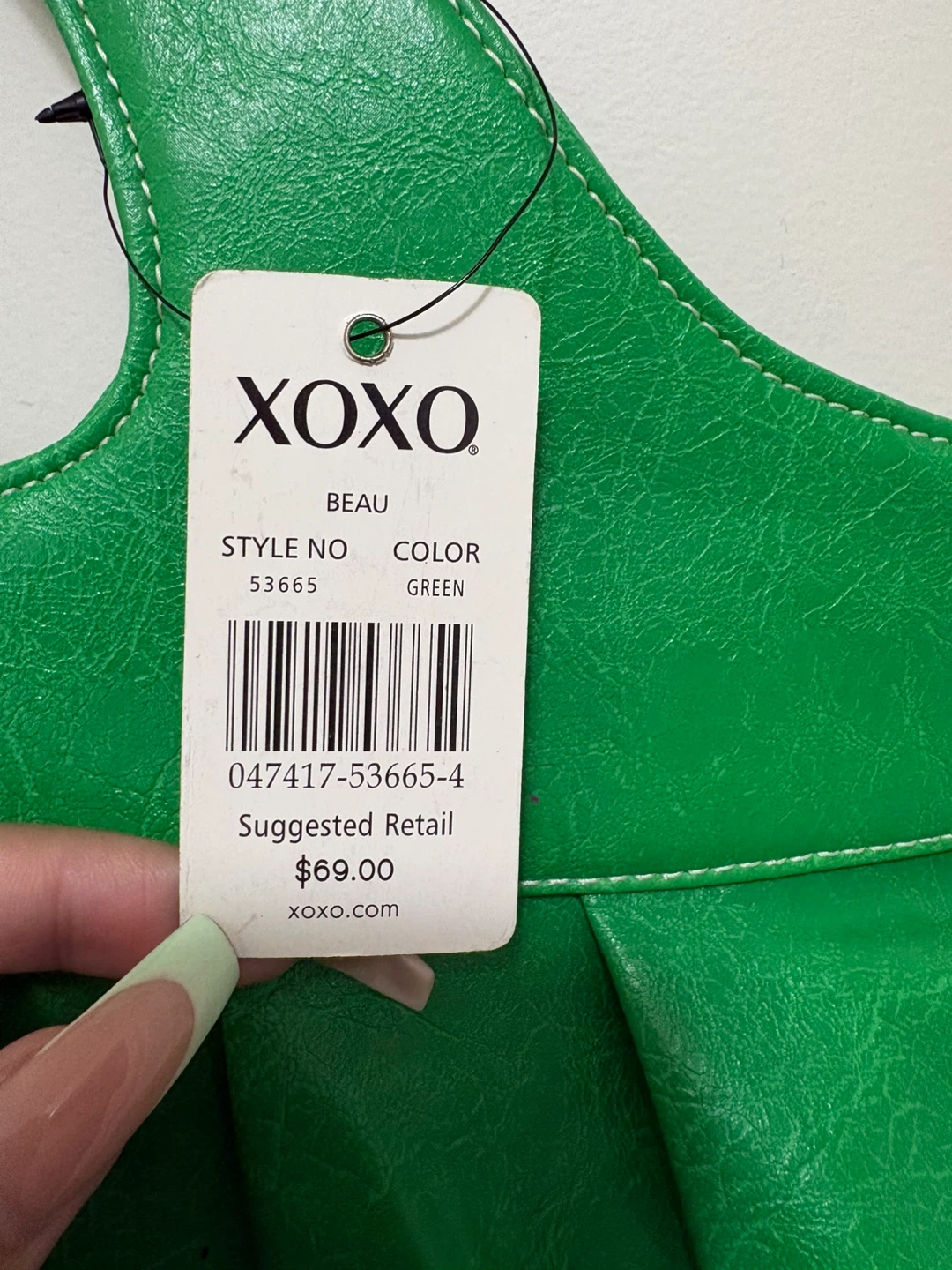 XOXO Green "Beau" Handbag - photo 3