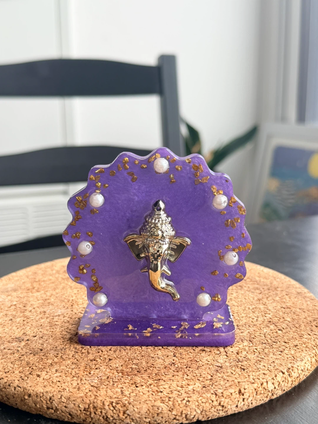 Resin Ganesha Figurine Decor - photo 5