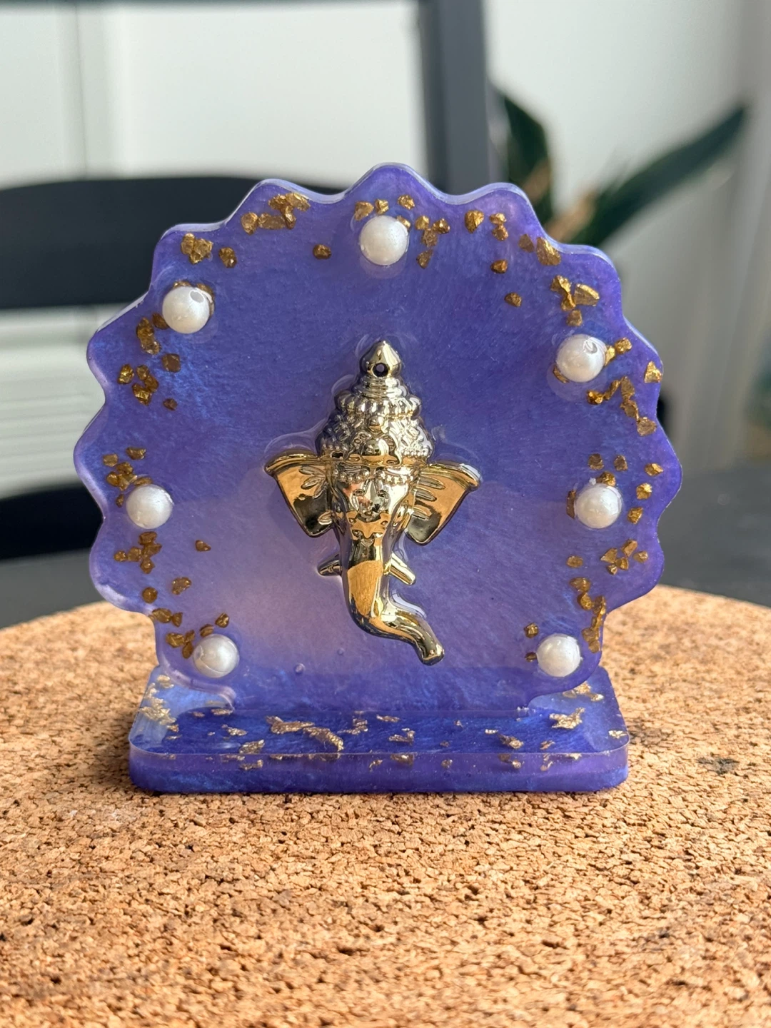 Resin Ganesha Figurine Decor - photo 4