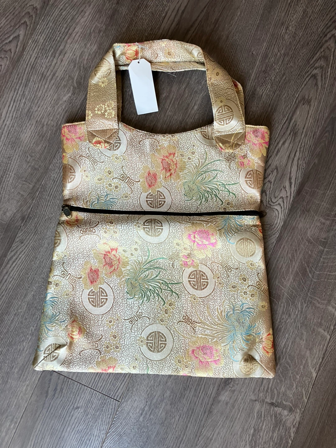 New! Tote Bag with Floral Design