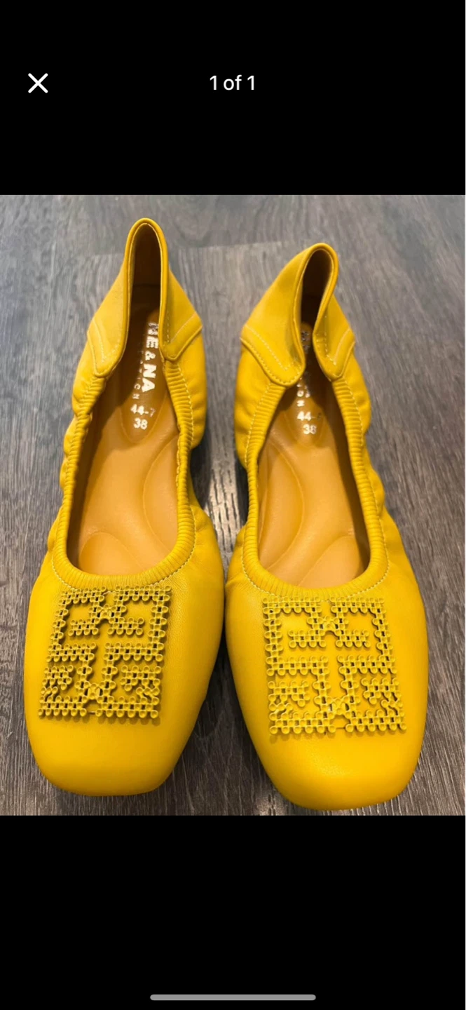 Yellow Ballet Flats - Size 38