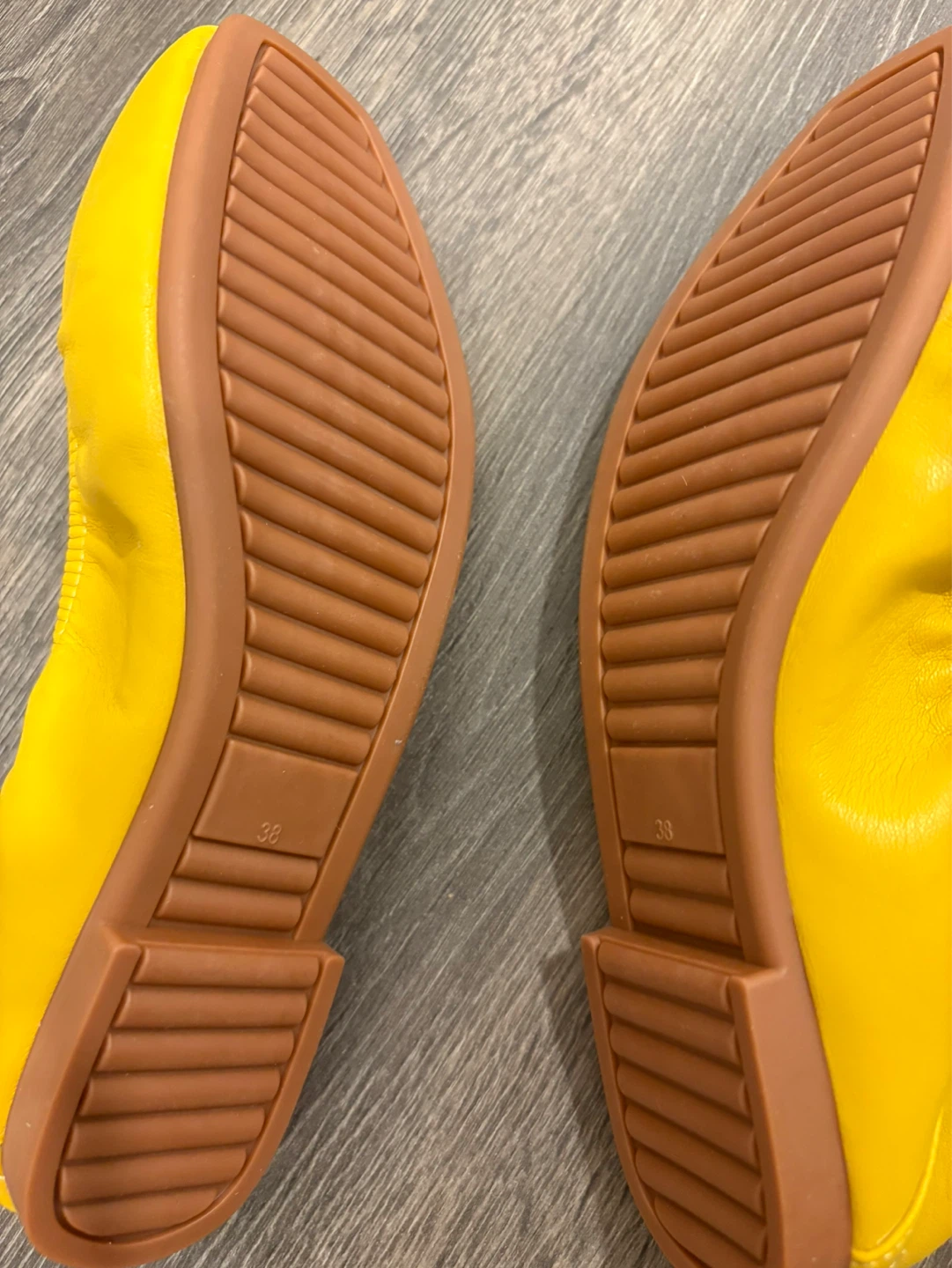 Yellow Ballet Flats - Size 38 - photo 2