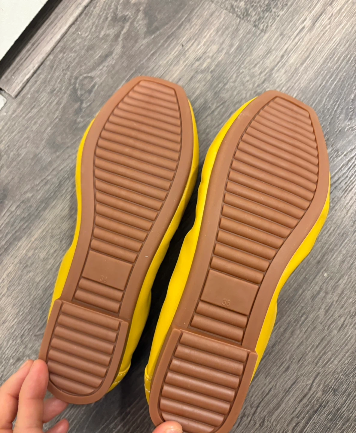 Yellow Ballet Flats - Size 38 - photo 3