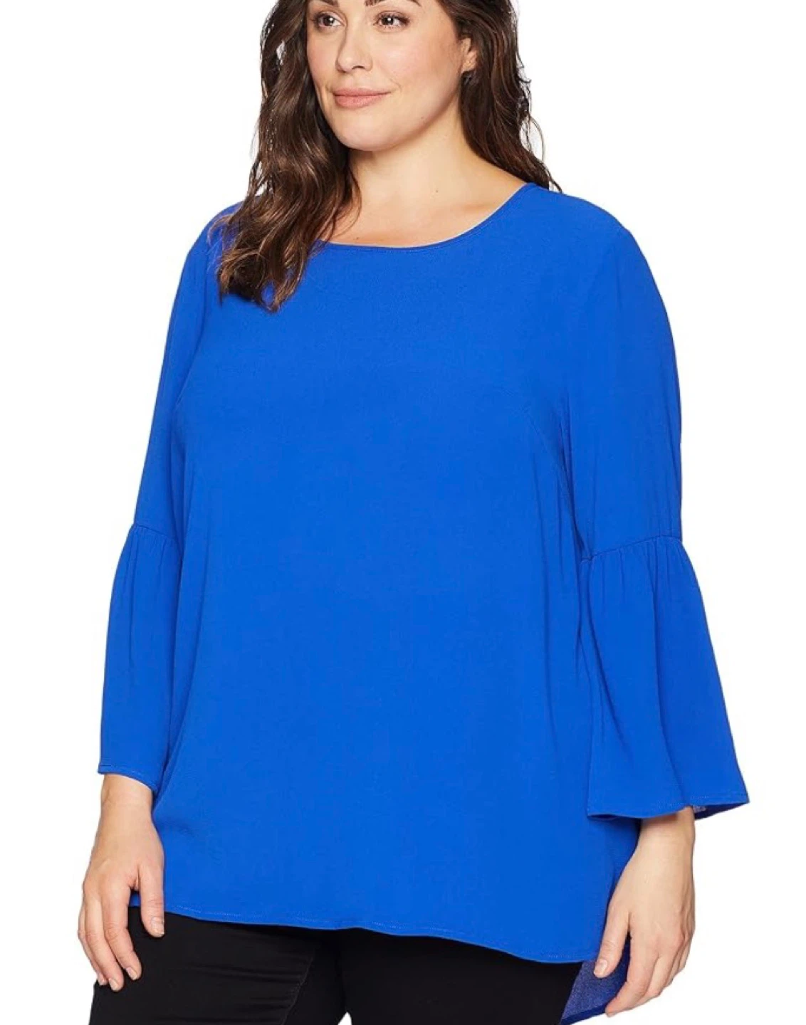 Royal Blue Bell Sleeve Top - photo 2