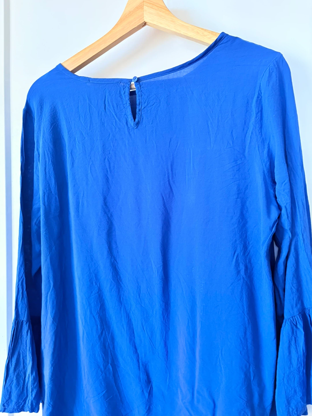 Royal Blue Bell Sleeve Top - photo 4