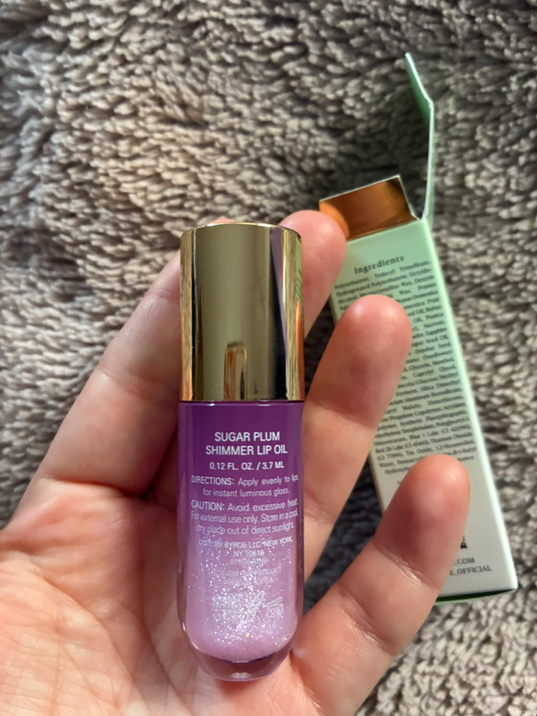 BYROE Sugar Plum Shimmer Lip Oil - photo 2