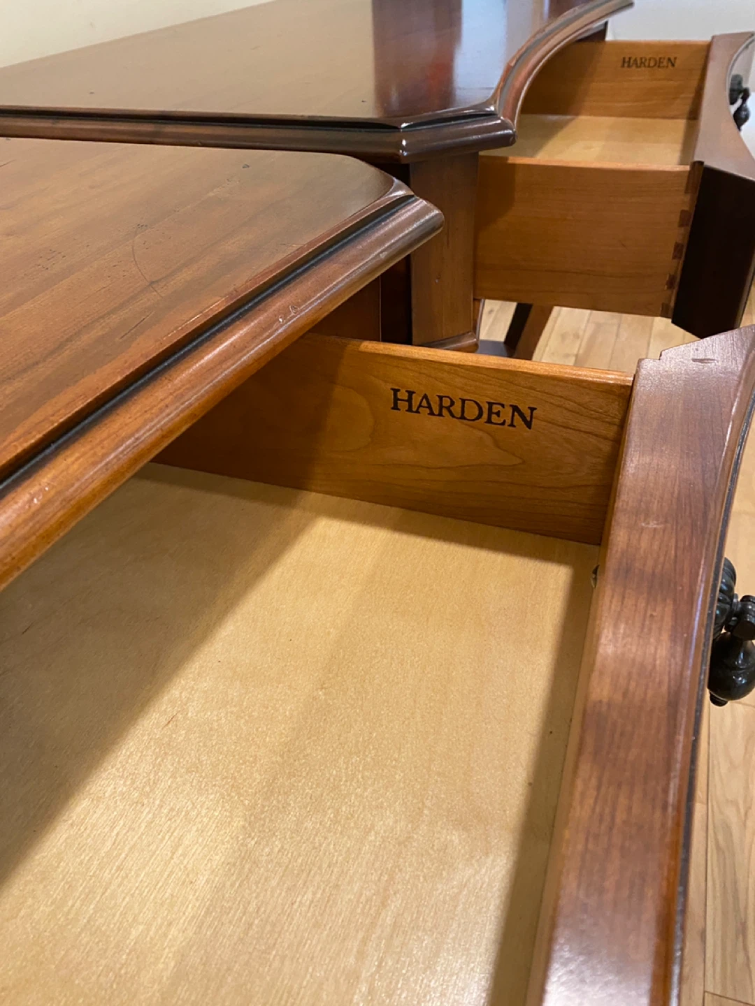 Pair of Harden Furniture Solid Cherry Nightstands (CAN DELIVER) - photo 3