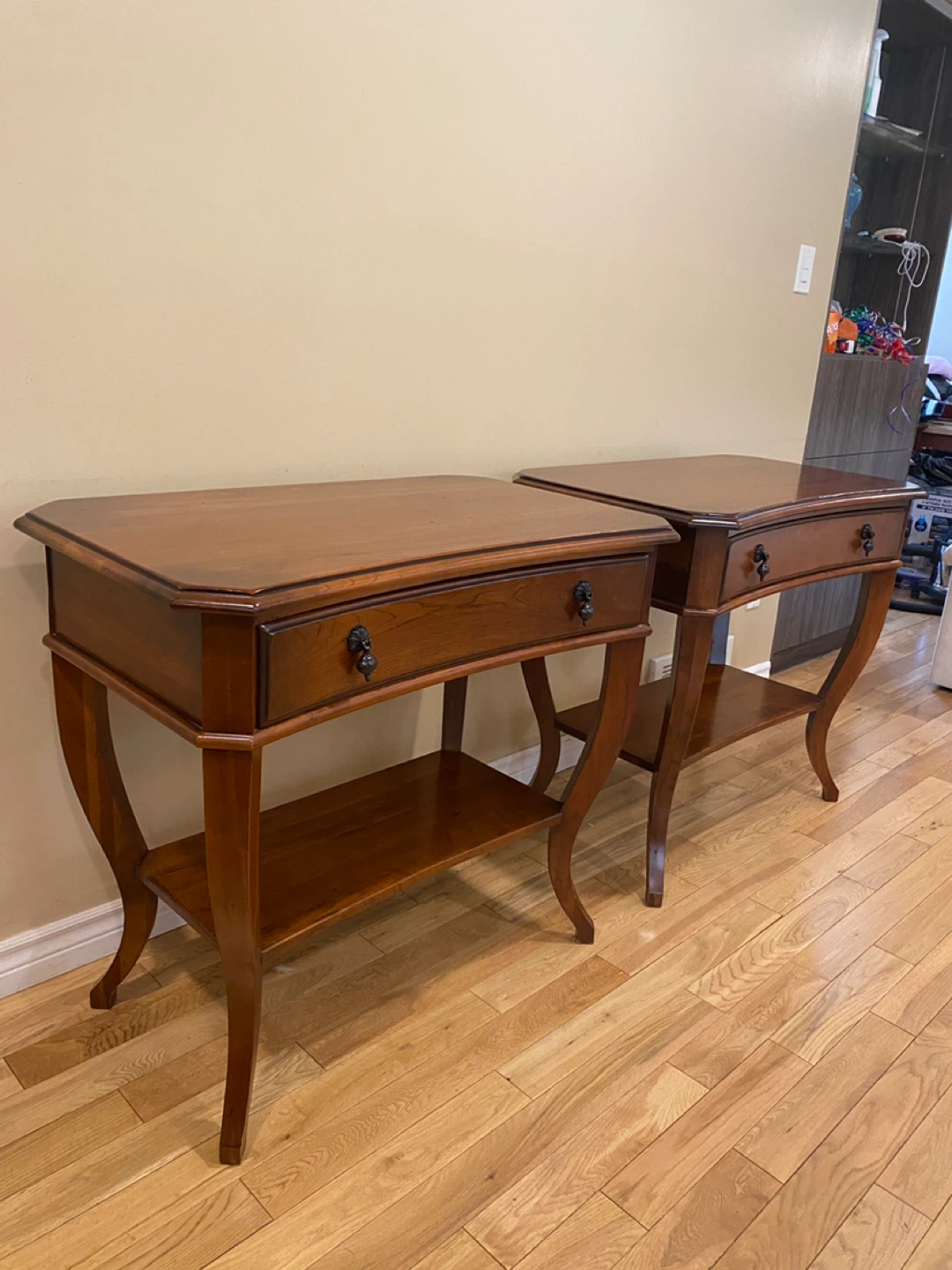 Pair of Harden Furniture Solid Cherry Nightstands (CAN DELIVER) - photo 2