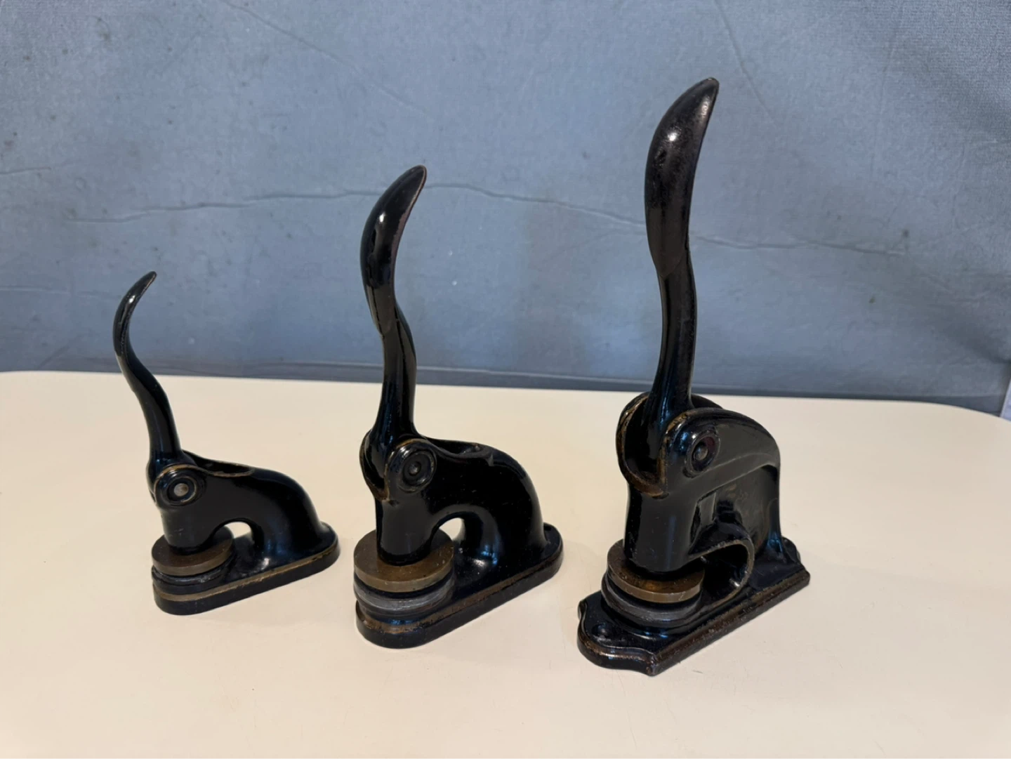 Set of 3 Black Embossing Seals