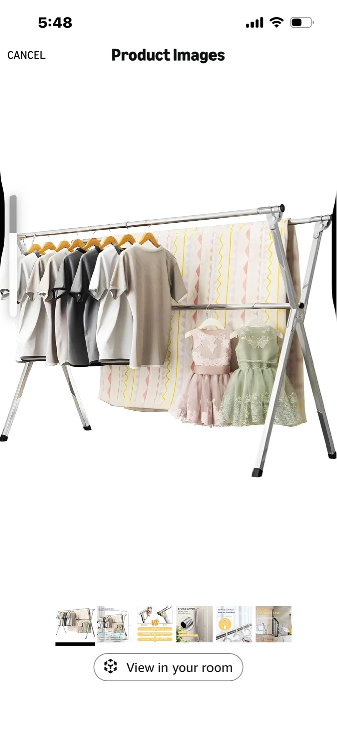 Collapsible Drying Rack for Clothes