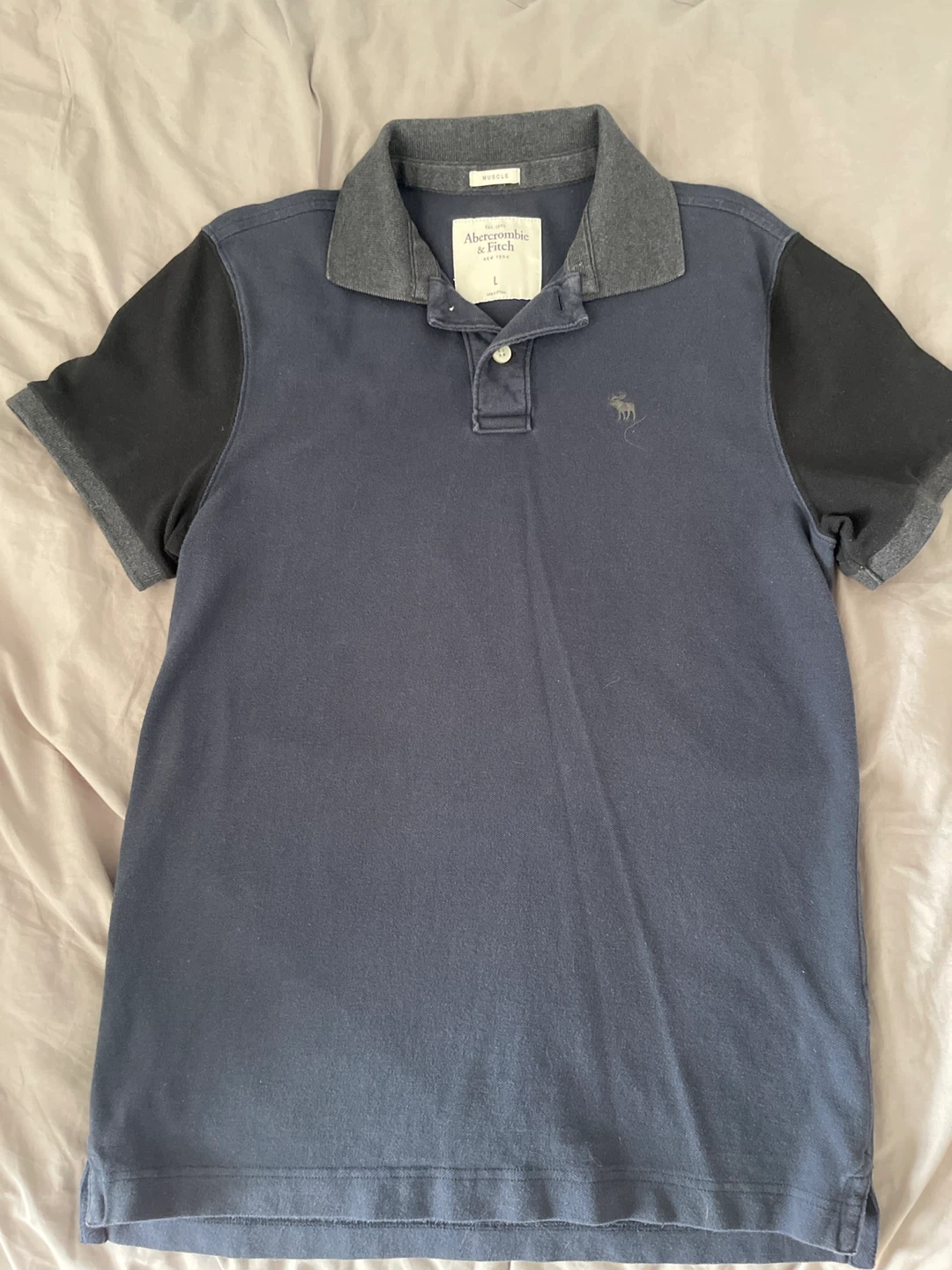 Abercrombie & Fitch Men's Polo Shirt - Size L - photo 2
