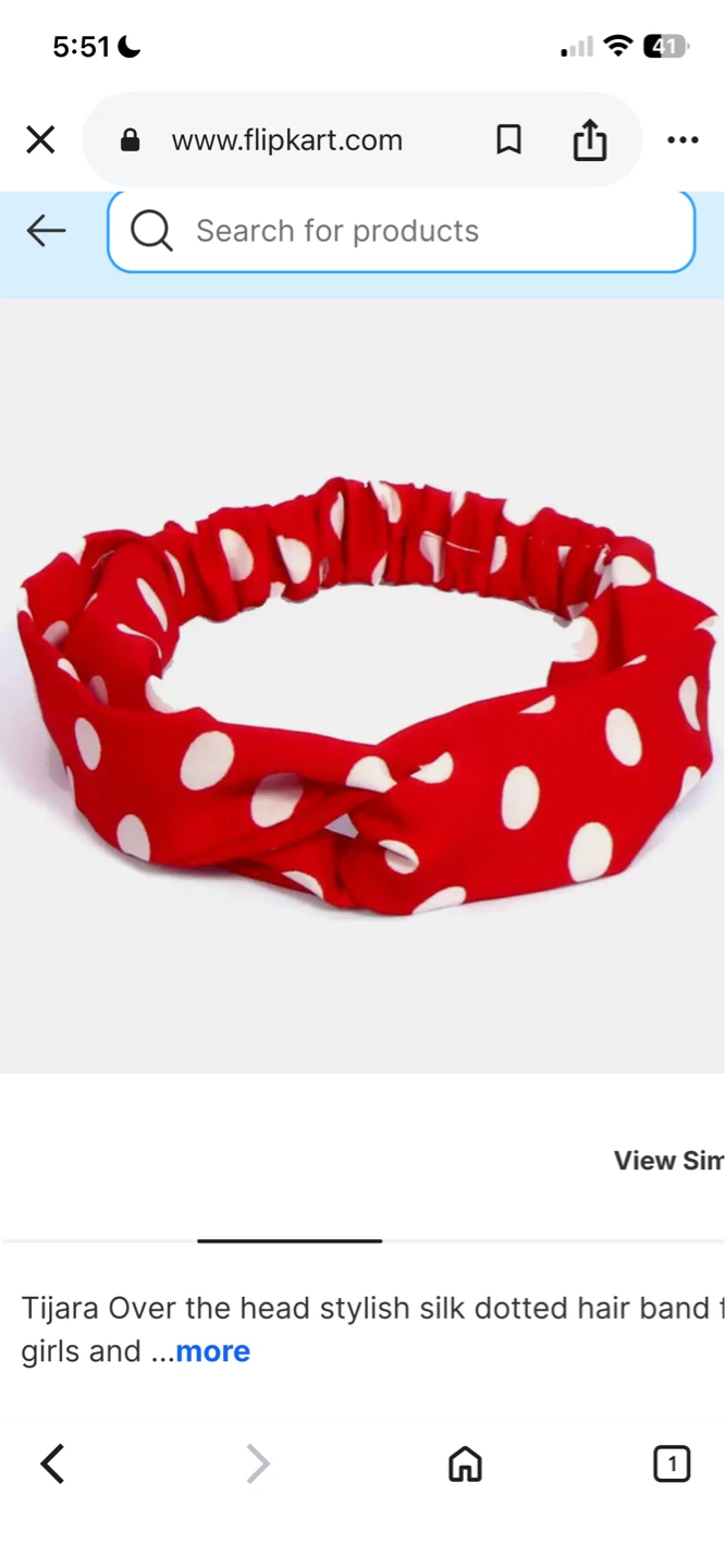Red Polka Dot Headband