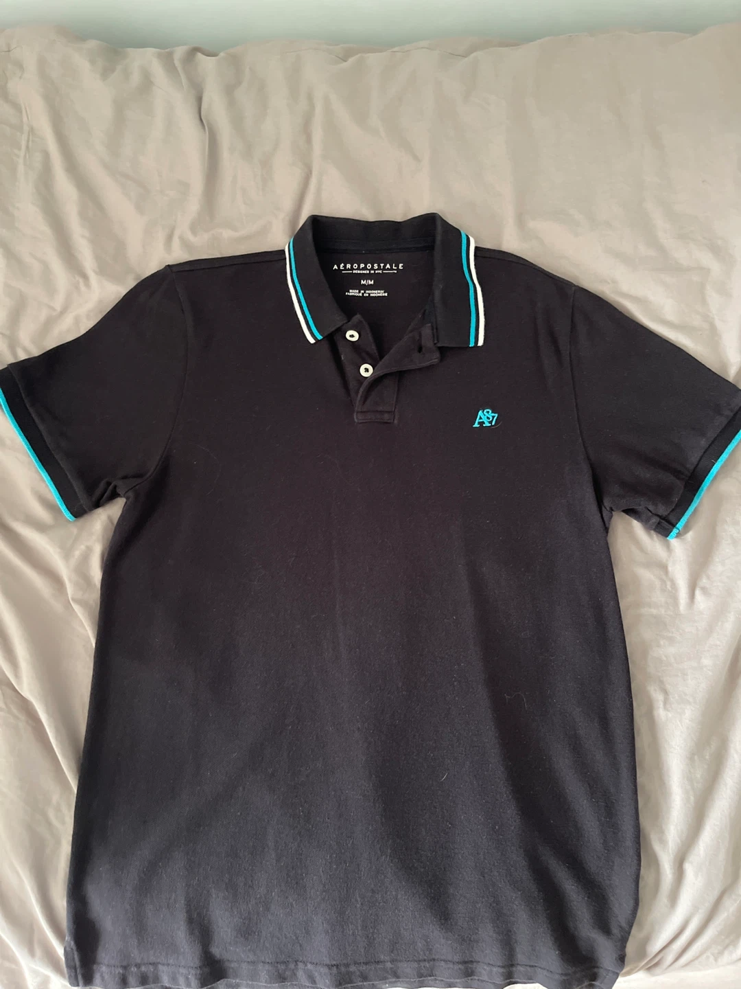Aeropostale Black Polo Shirt M/M
