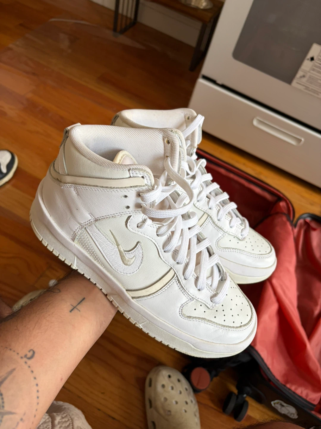 Nike Dunk High Up Summit White Sail (Women's