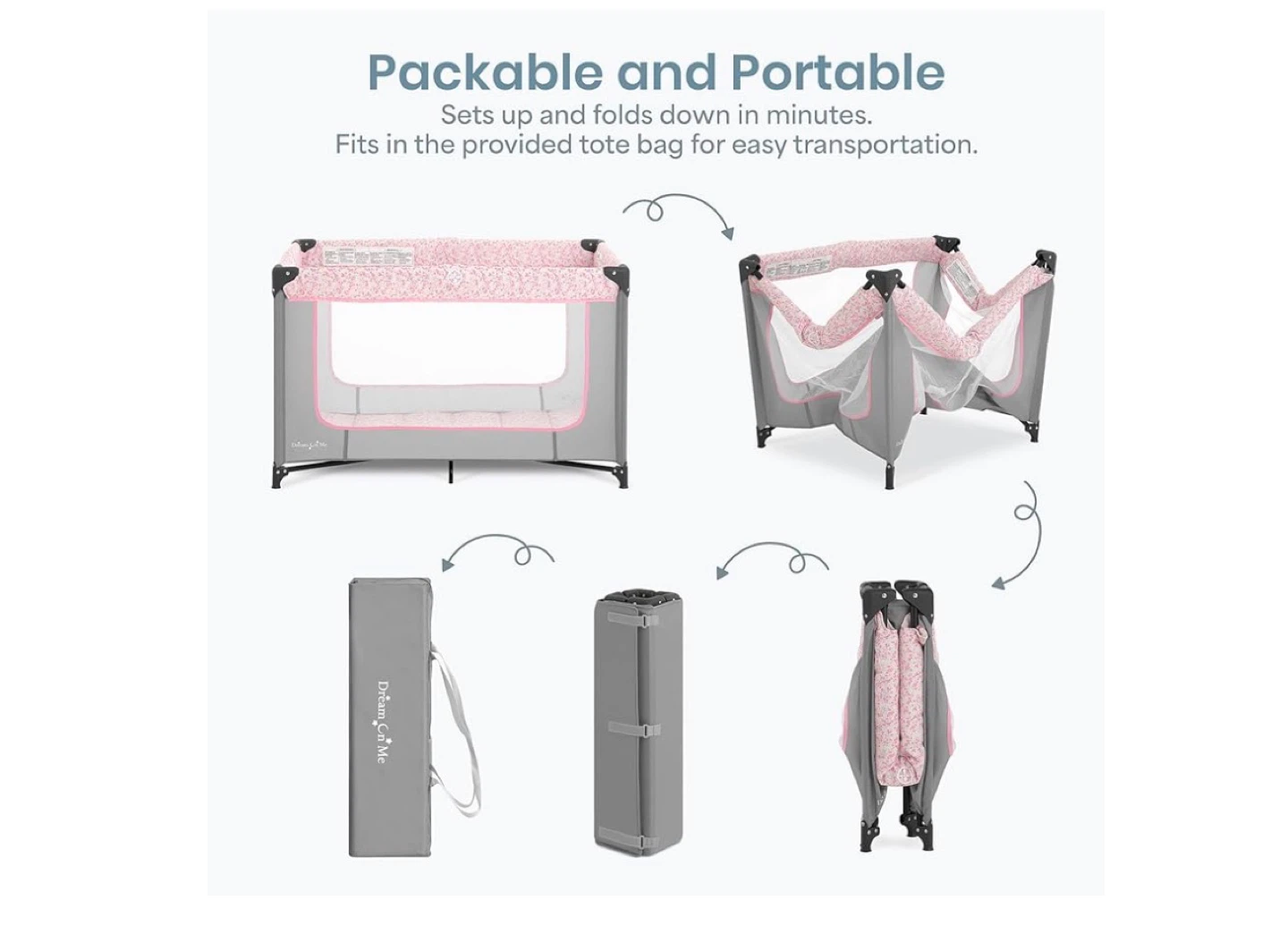 Dream On Me Portable Playard Packable and Portable