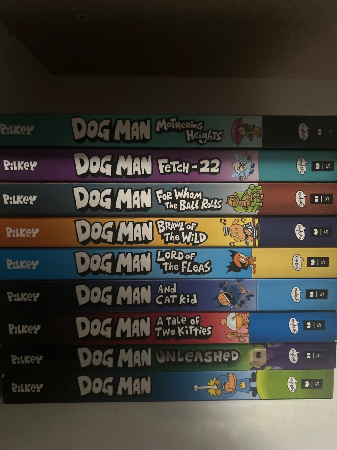 Dog Man Book Series - all most full Set for $40