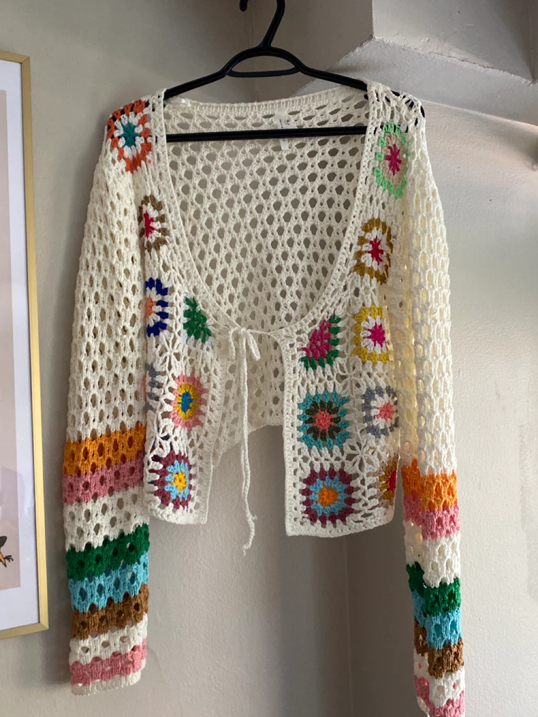 Crochet Cardigan women’s large