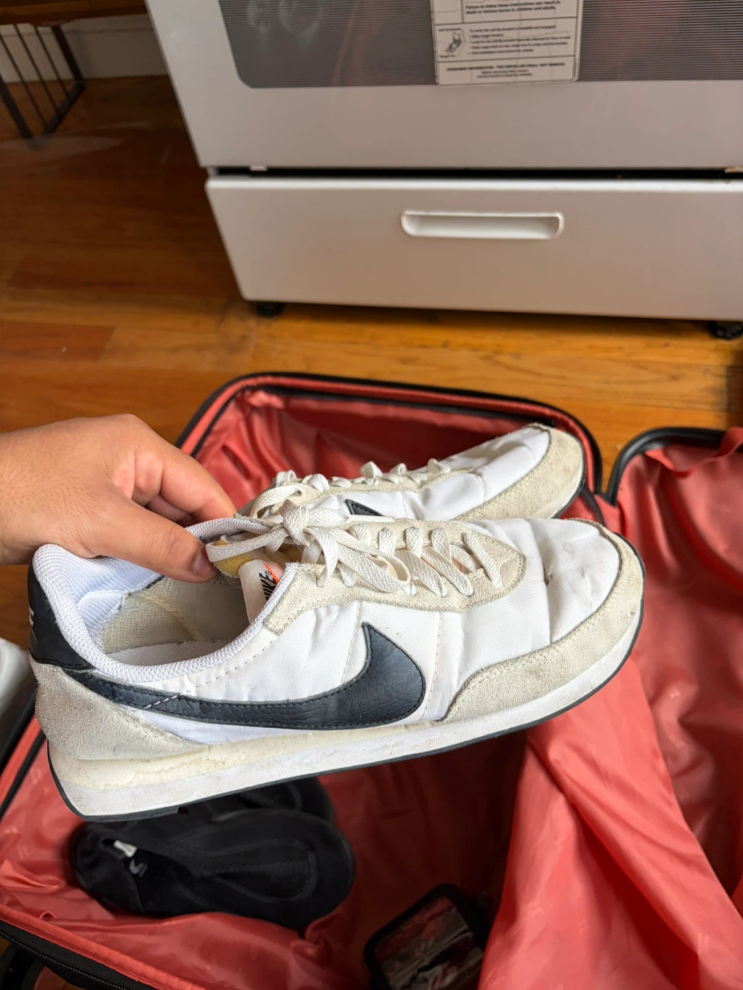 Nike Waffle Trainer 2 'White Black'