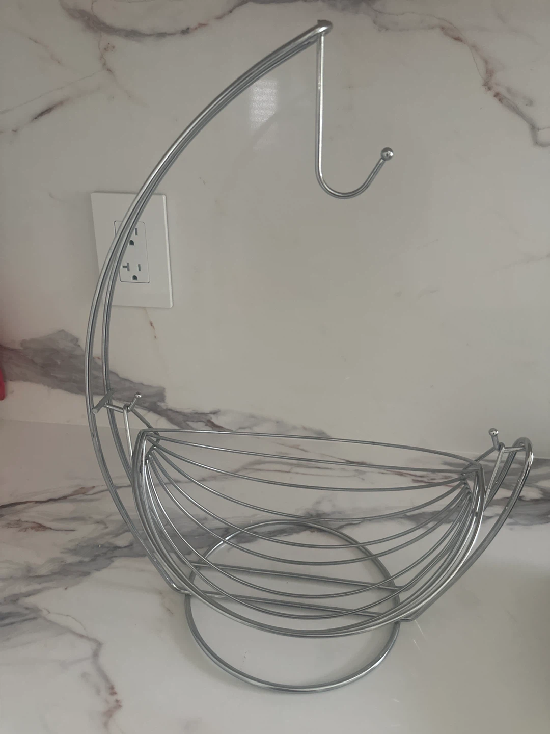 Metal Banana Hanger Fruit Basket - photo 2
