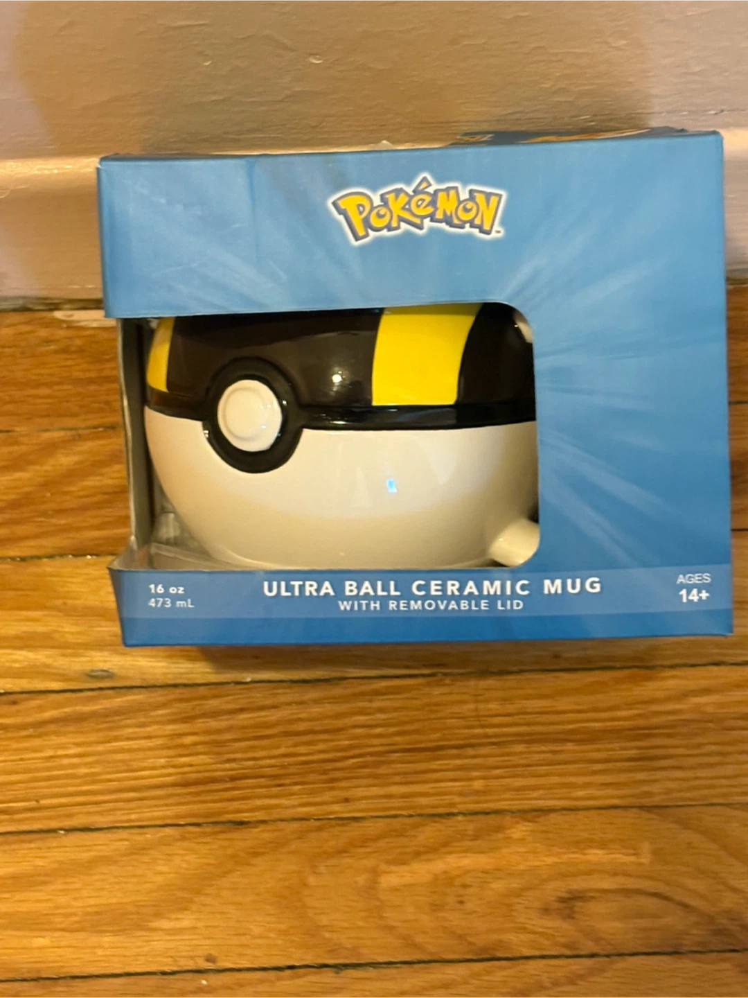 Pokémon Ultra Ball Ceramic Mug with Removable Lid