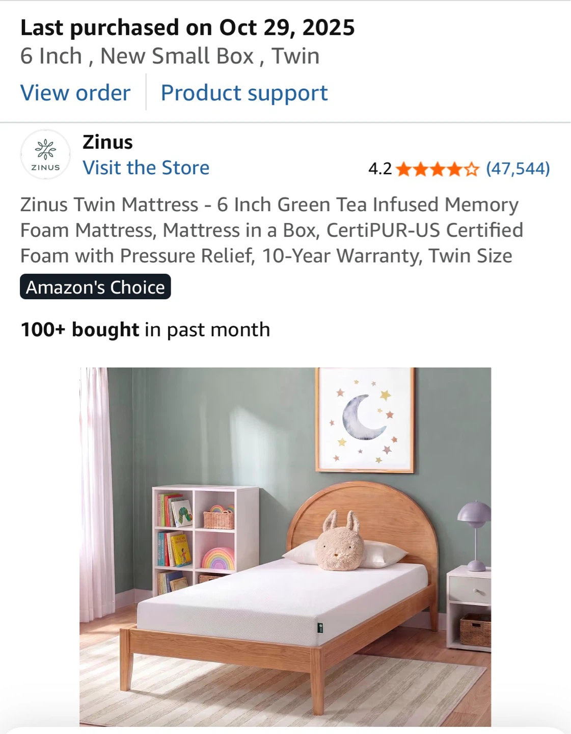 Two Twin Mattress - 6 Inch