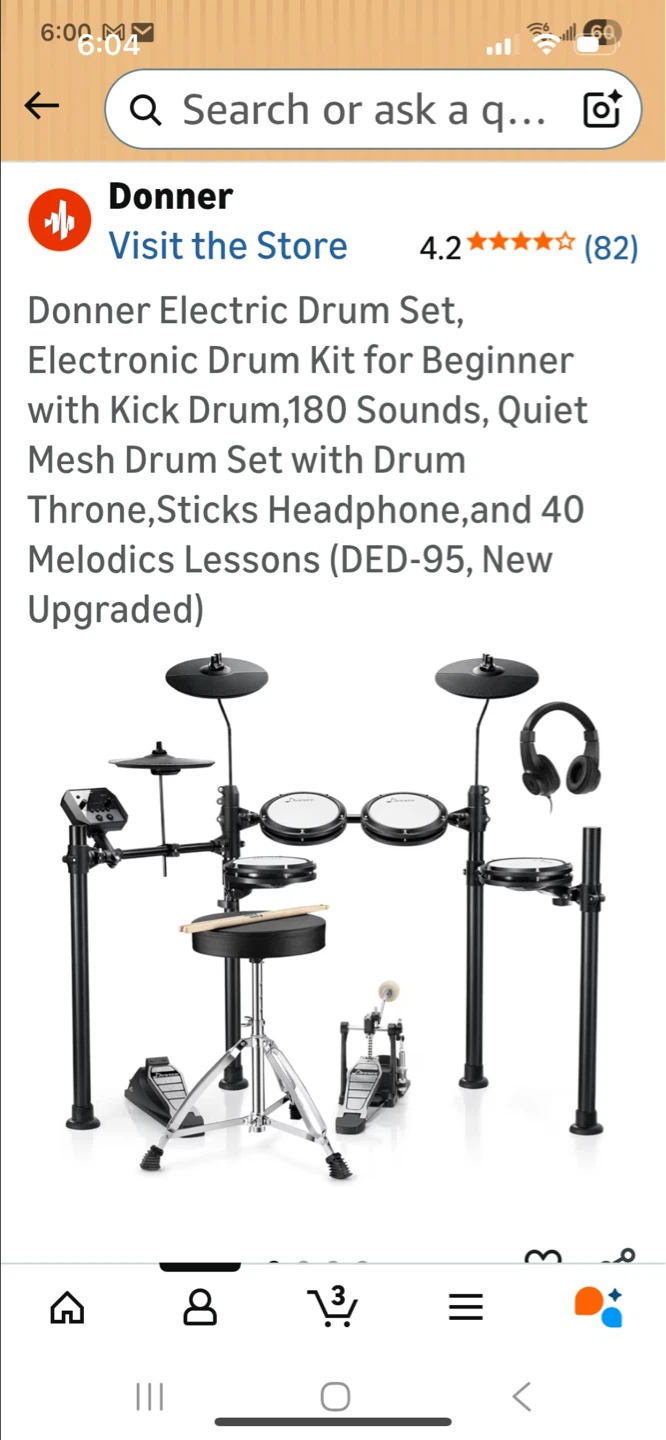 Donner DED-95 Electronic Drum Set