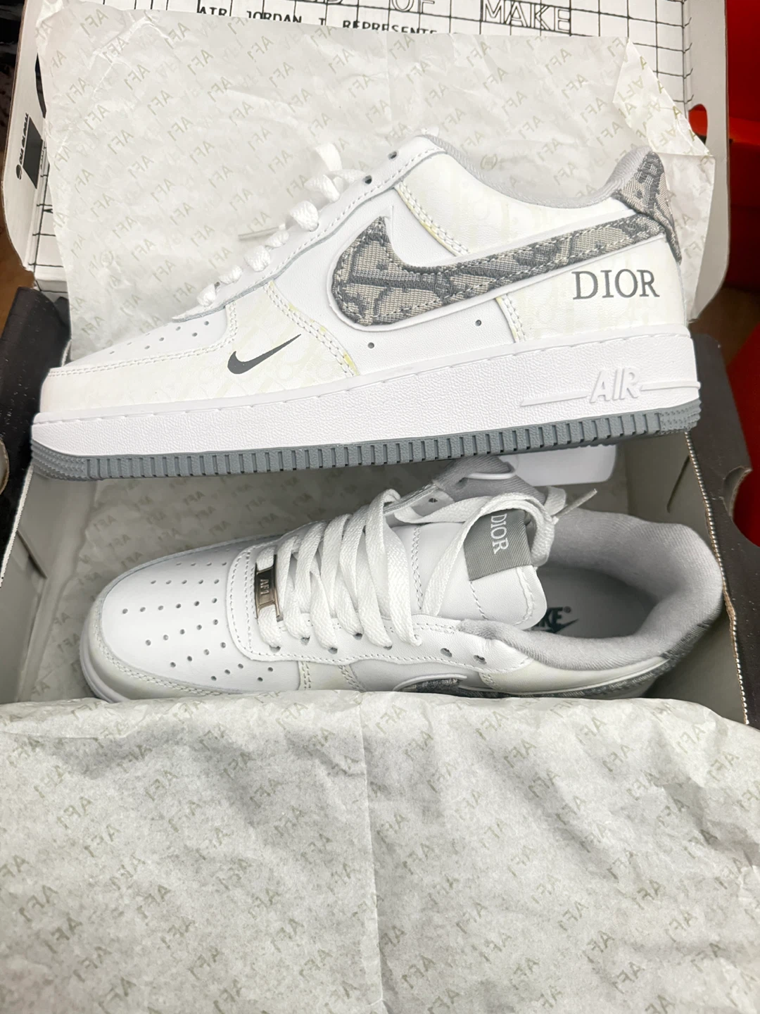White Nike Air Force 1 Sneakers