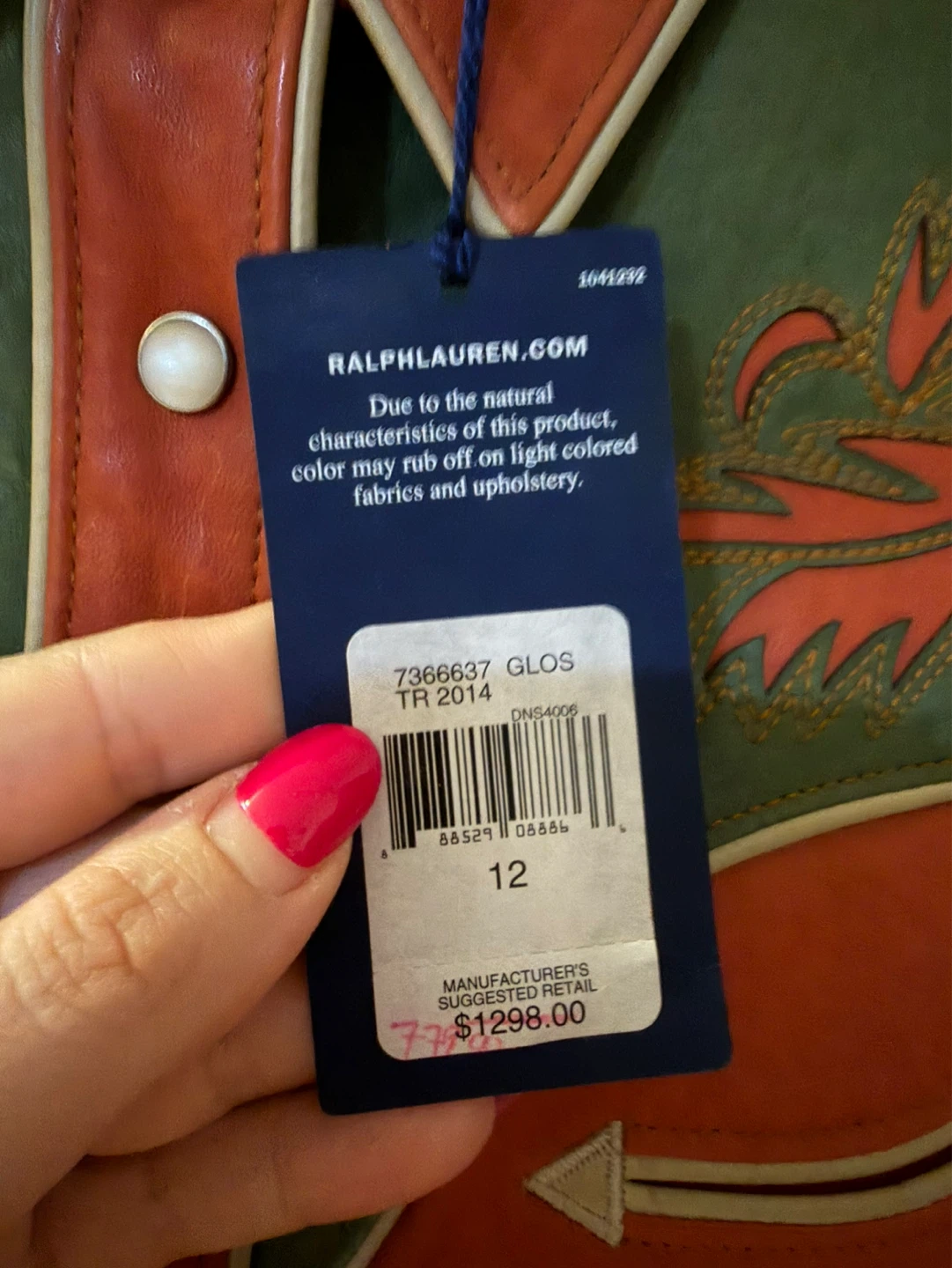 Ralph Lauren Leather Western Shirt - photo 4